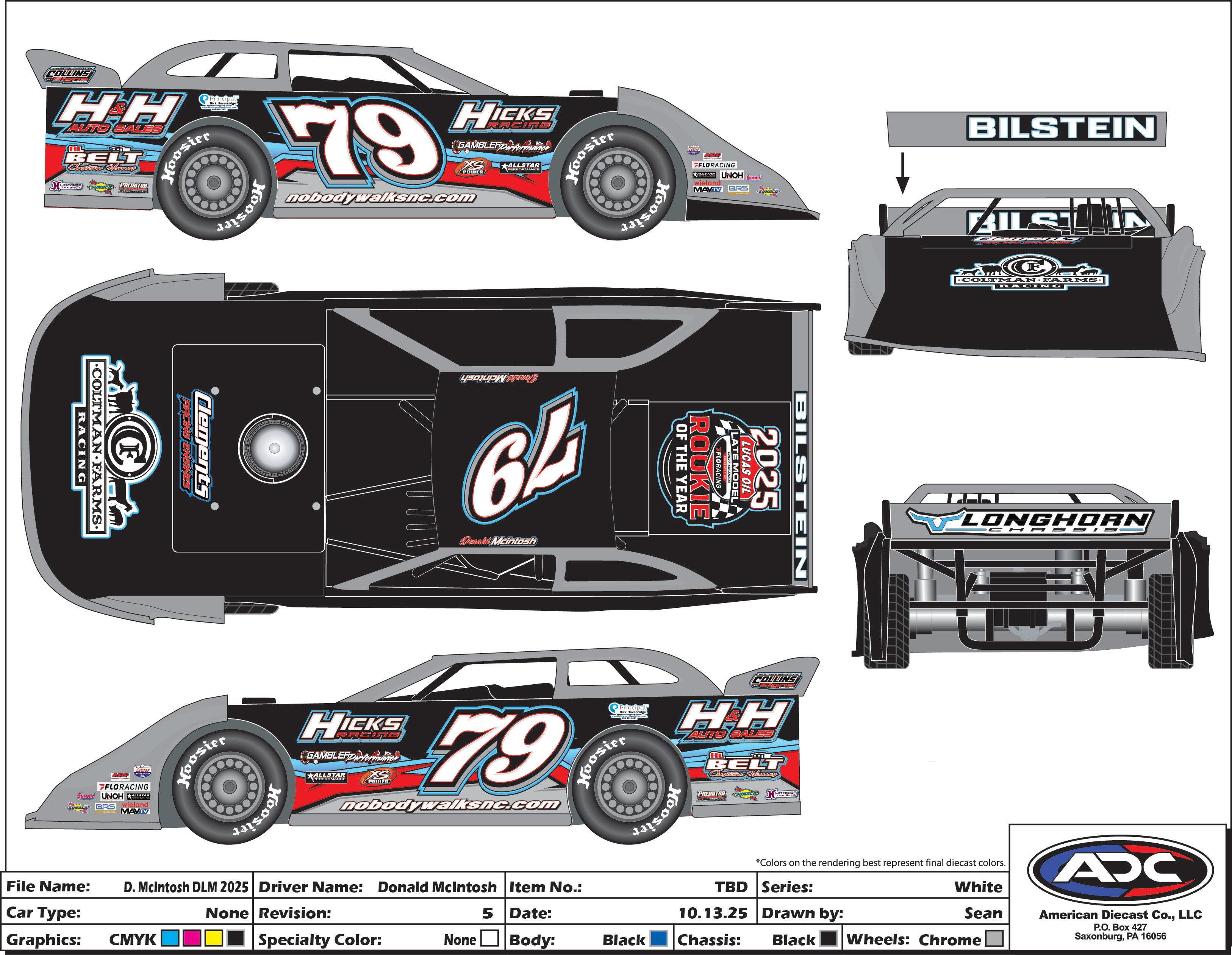 PRE-ORDER 1:24 McIntosh ROTY Diecast